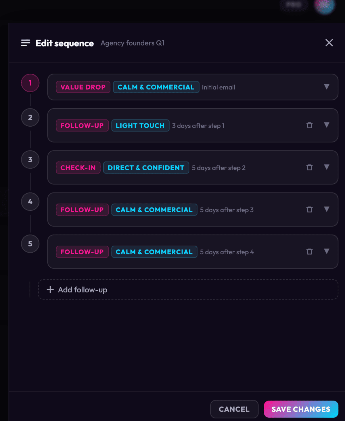 Follow-up screen 2